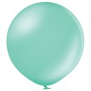 Riesenballon Grün-Hellgrün Metallic kugelrund...
