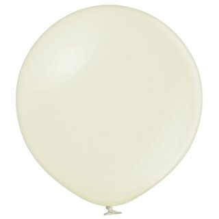Riesenballon Elfenbein-Vanille Metallic kugelrund ø90cm