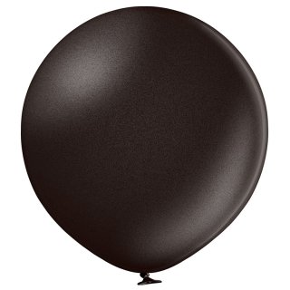 Riesenballon Schwarz Metallic kugelrund ø90cm