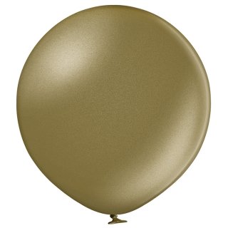 Riesenballon Braun-Mandelbraun Metallic kugelrund ø90cm