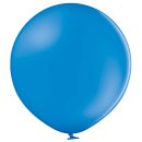 2 Riesenballons Blau Standard kugelrund &oslash;90cm
