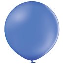 2 Riesenballons Blau-Kornblumenblau Pastel kugelrund...