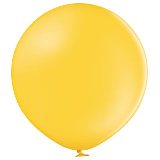 2 Riesenballons Gelb-Dunkelgelb Standard kugelrund &oslash;90cm