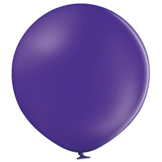2 Riesenballons Violett-Königsviolett Pastel kugelrund ø90cm