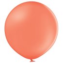2 Riesenballons Orange-Koralle Pastel kugelrund ø90cm
