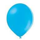 100 Luftballons Blau-Cyan Pastel ø12,5cm