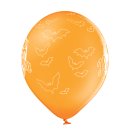 6 Luftballons Happy Halloween Flederm&auml;use &oslash;30cm