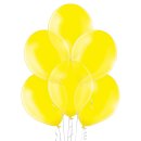 100 Luftballons Gelb Kristall &oslash;30cm