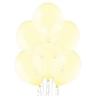 100 Luftballons Gelb-Hellgelb Kristall ø30cm