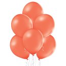 100 Luftballons Orange-Koralle Pastel &oslash;30cm