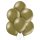 100 Luftballons Braun-Hellbraun Metallic &oslash;30cm