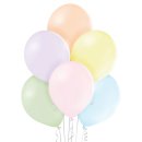 100 Luftballons Mix-Hell Pastel &oslash;23cm