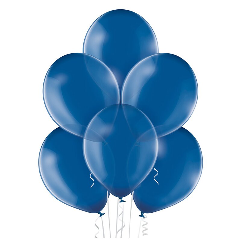100 Bio Luftballons 27 Cm In Blau, Weiß, Rot – Aus Naturlatex, Für Helium & Luft, EU-Ware