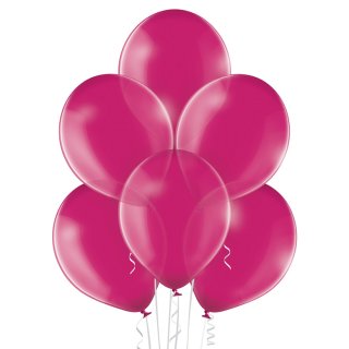 100 Luftballons Fuchsia Kristall ø23cm