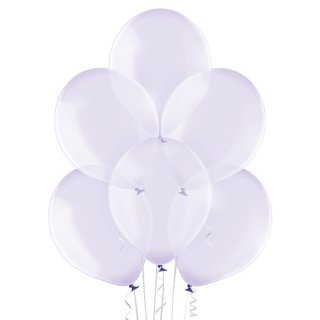 100 Luftballons Violett-Hellviolett Kristall ø23cm