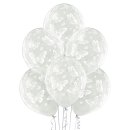 6 Luftballons Schmetterlinge Kristall &oslash;30cm