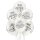 Belbal Premium Luftballon Just Married Glocken ø30cm Metallic-6St