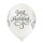 Belbal Premium Luftballon Just Married Glocken ø30cm Metallic-6St
