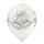 Belbal Premium Luftballon Just Married Glocken ø30cm Metallic-6St