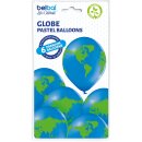 Belbal Premium Luftballon Weltkugel  ø30cm-6St