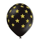 6 Luftballons Sterne Gold ø30cm