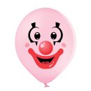 6 Luftballons Clownkopf ø30cm