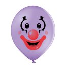 6 Luftballons Clownkopf ø30cm