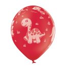 6 Luftballons Dinosaurier ø30cm