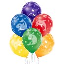 6 Luftballons Meerestiere &oslash;30cm