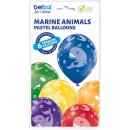 Belbal Premium Luftballon Meerestiere  ø30cm-6St