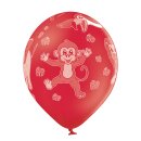 Belbal Premium Luftballon Dschungel Tiere Bunt  ø30cm-6St