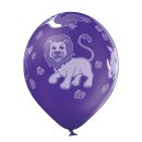 Belbal Premium Luftballon Dschungel Tiere Bunt  ø30cm-6St