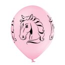 Belbal Premium Luftballon Pferdekopf  ø30cm-6St