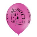 Belbal Premium Luftballon Pferdekopf  ø30cm-6St