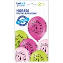 Belbal Premium Luftballon Pferdekopf  ø30cm-6St