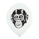 Belbal Premium Luftballon Dschungeltiere Weiß...