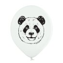 Belbal Premium Luftballon Dschungeltiere Weiß  ø30cm-6St