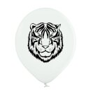 Belbal Premium Luftballon Dschungeltiere Weiß  ø30cm-6St