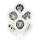 Belbal Premium Luftballon Dschungeltiere Weiß  ø30cm-6St