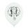 Belbal Premium Luftballon Dschungeltiere Weiß  ø30cm-6St