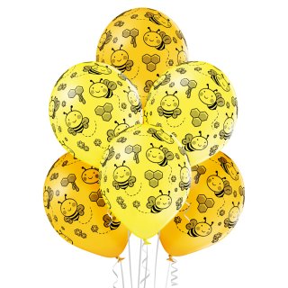 6 Luftballons Bienen ø30cm