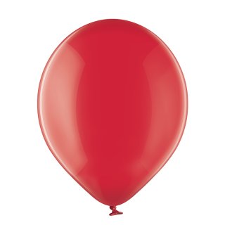 100 Luftballons Rot-Königsrot Kristall ø12,5cm