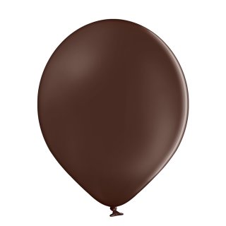 100 Luftballons Braun-Kakaobraun Pastel ø12,5cm