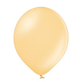 Belbal Premium Luftballon Orange ø12,5cm-Pfirsich Metallic-100St