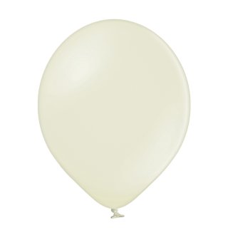 100 Luftballons Ballon Elfenbein-Vanille Metallic ø12,5cm