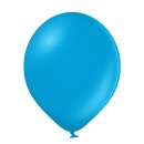 100 Luftballons Blau-Cyan Metallic &oslash;12,5cm