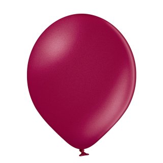 100 Luftballons Burgund Metallic ø12,5cm
