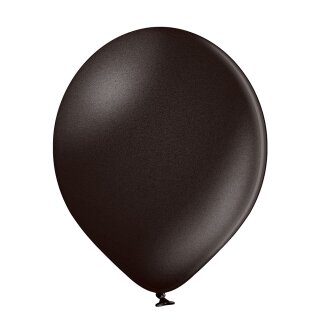 Belbal Premium Luftballon Schwarz ø12,5cm Metallic-100St