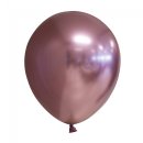 10 Luftballons Rosegold Spiegeleffekt &oslash;30cm
