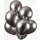 Globos Luftballon Weltraum Grau ø30cm Glossy-10St